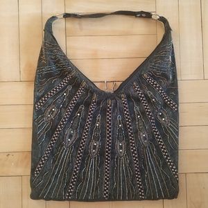 Vintage Glass Beaded Purse.